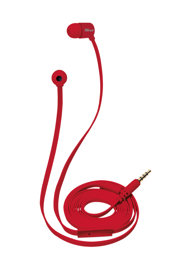 Наушники Trust Duga In-Ear красные