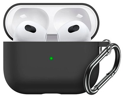 Чехол Coblue для Apple AirPods 3 черный