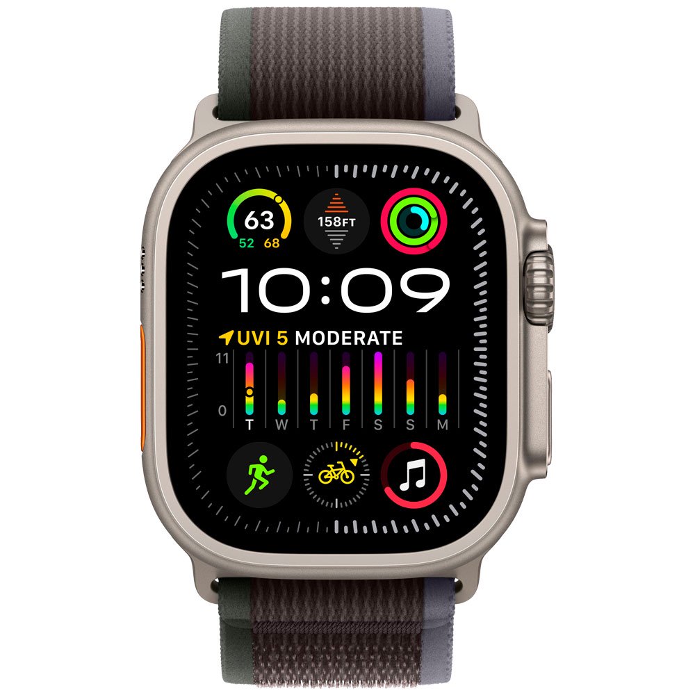 Смарт-часы Apple Watch Ultra 2 49mm MRF63 Titanium Case with Blue/Black Trail Loop - M/L купить,0