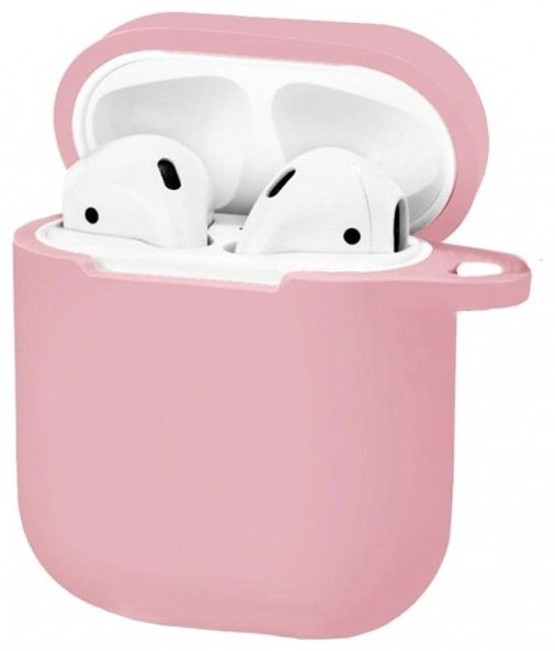 Чехол DEVIA для Apple AirPods 2 розовый