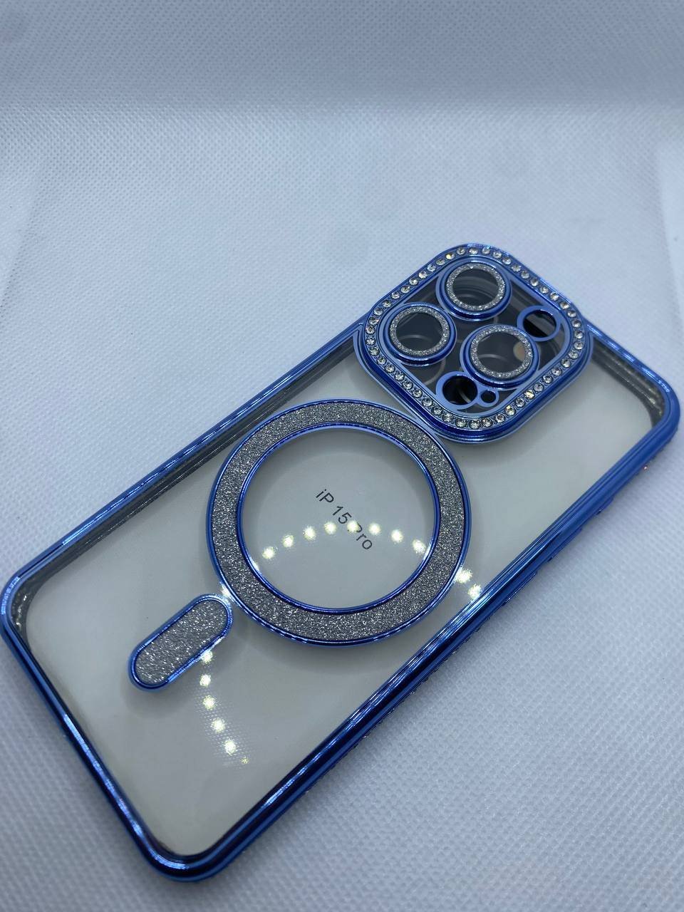 Чехол Fashion Case для Apple iPhone 15 Pro прозрачный купить,998