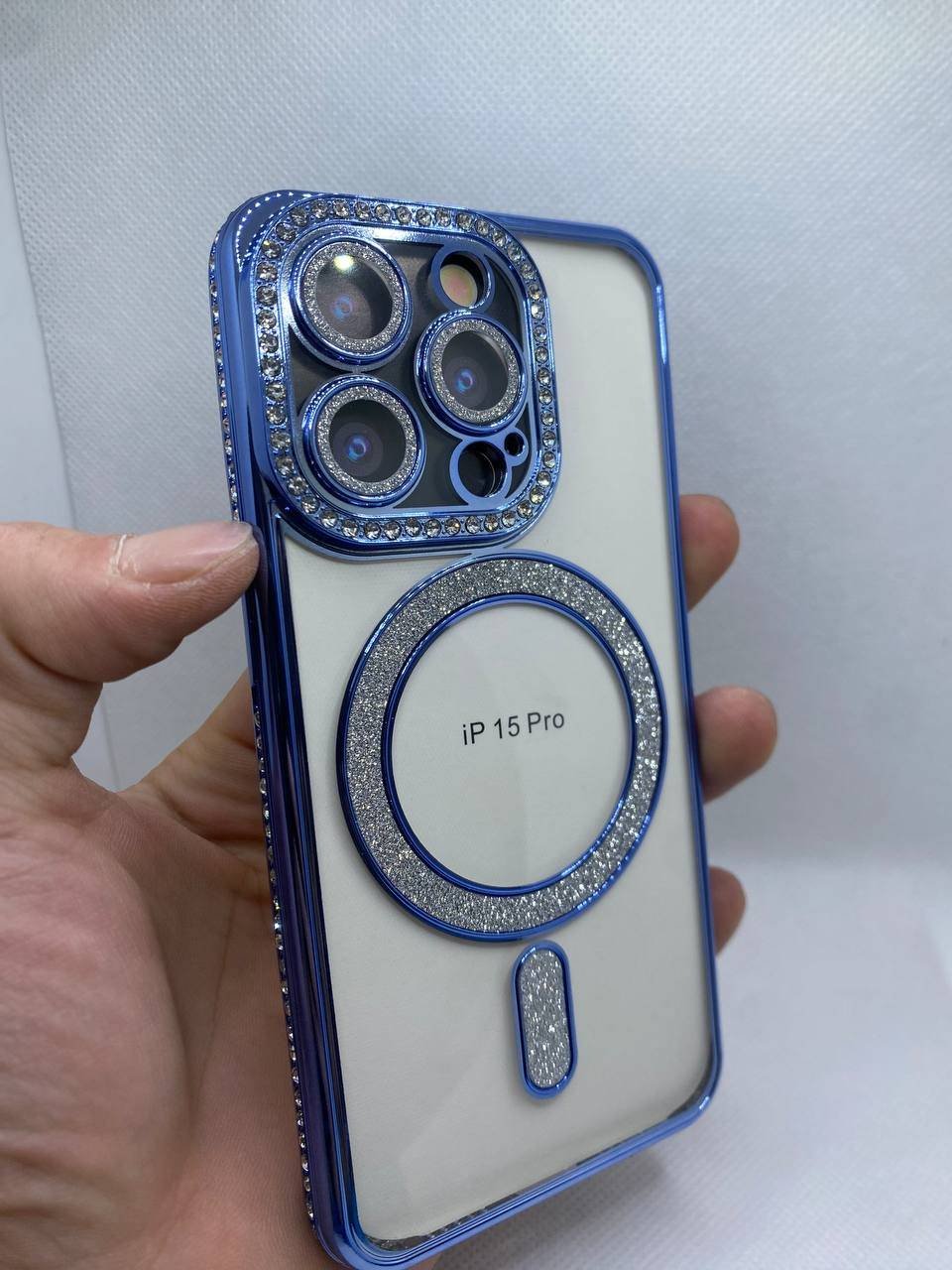 Чехол Fashion Case для Apple iPhone 15 Pro прозрачный купить,998
