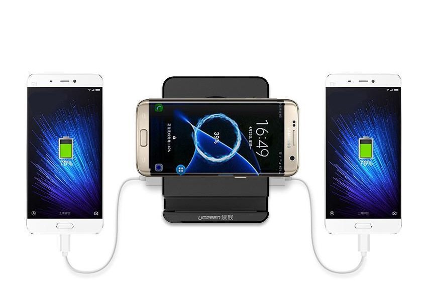 Беспроводная зарядка Ugreen CD121 черная купить,NaN