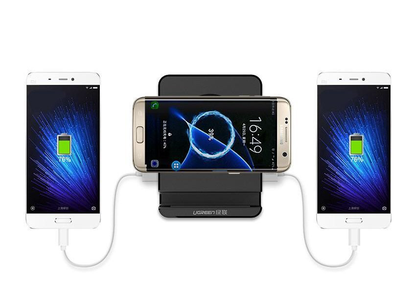Беспроводная зарядка Ugreen CD121 черная купить,NaN