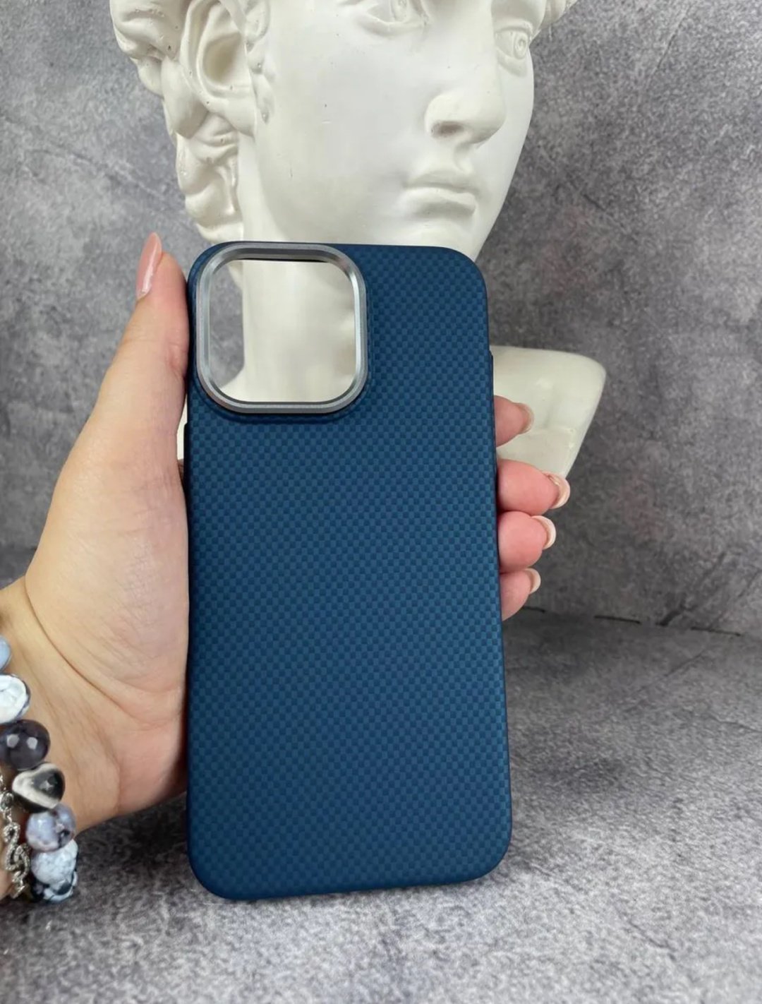 Чехол Luxo для Apple iPhone 15 Pro Max синий купить,2570