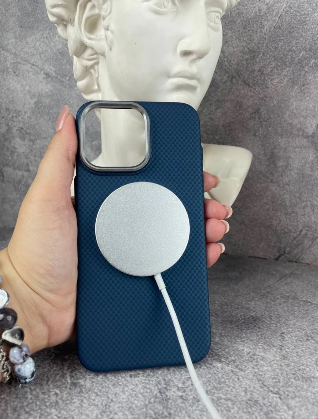Чехол Luxo для Apple iPhone 15 Pro Max синий купить,2570