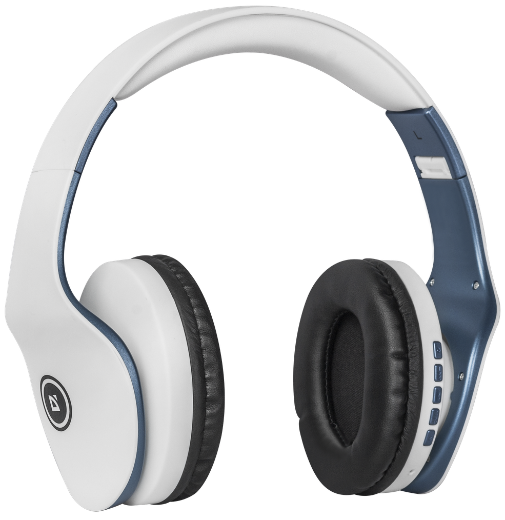Наушники Defender FreeMotion B525 бело-синие купить,NaN