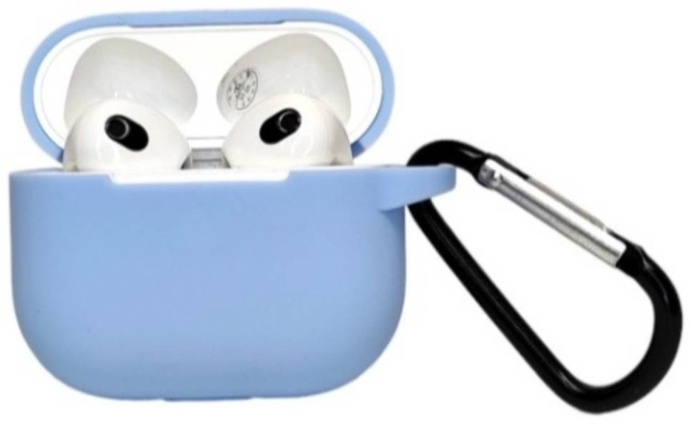 Чехол MMARKET для Apple AirPods Pro 3 голубой