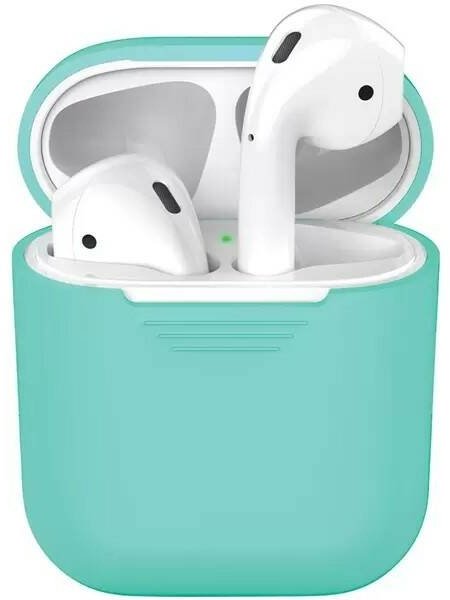 Чехол Deppa для Apple AirPods, AirPods 2 бирюзовый