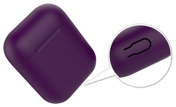 Чехол Deppa для Apple AirPods, AirPods 2 фиолетовый