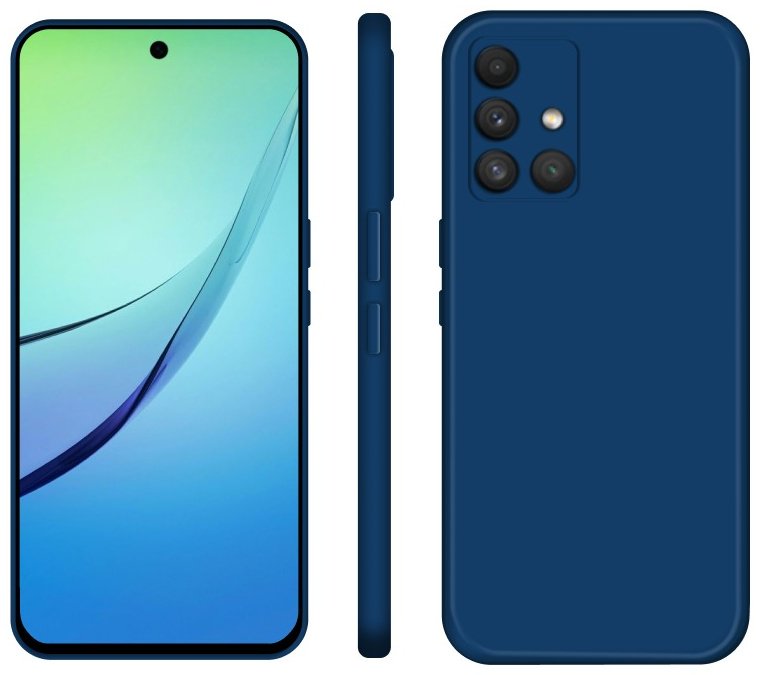 Чехол BAIKO для Samsung Galaxy A51 синий - ForteMarket Чехол BAIKO для Samsung Galaxy A51 синий купить,900