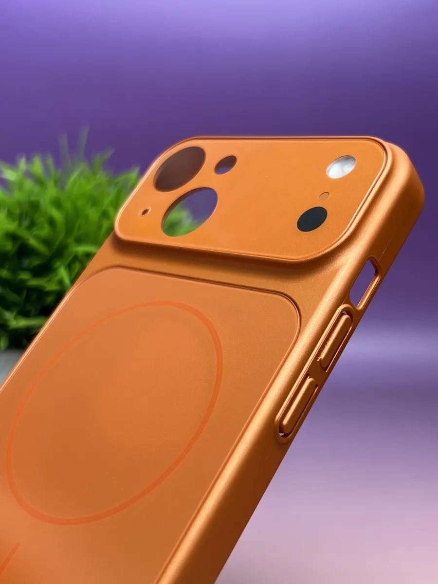 Чехол MMARKET для Apple iPhone 15 оранжевый купить,860