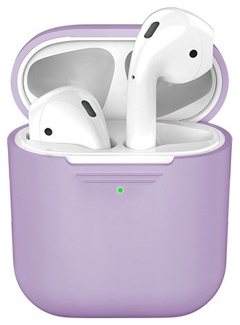 Чехол Deppa для Apple AirPods, AirPods 2 фиолетовый