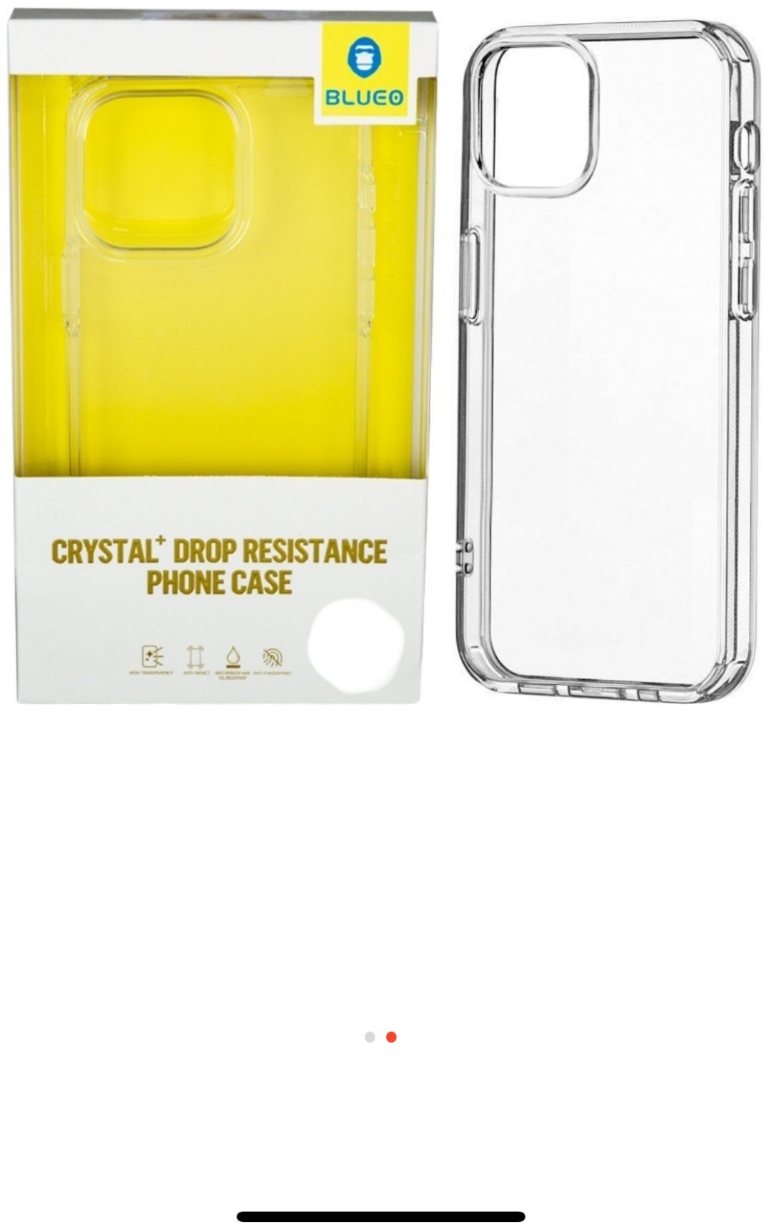 Чехол BLUEO для Apple iPhone 15 прозрачный купить,770