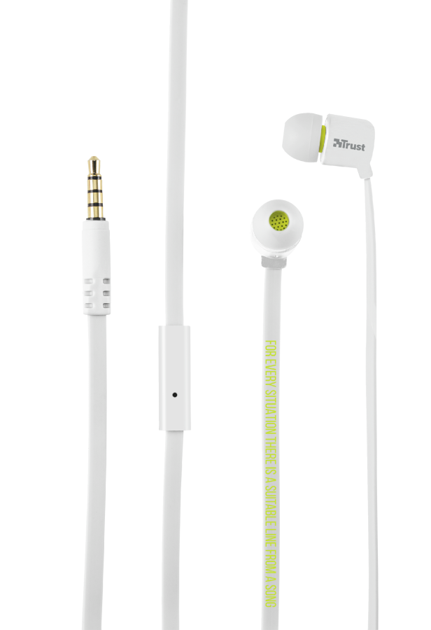 Наушники Trust Duga In-Ear белые купить,NaN