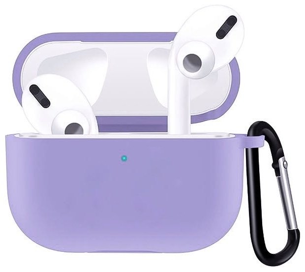 Чехол BOGEMA для Apple AirPods Pro 3 сиреневый
