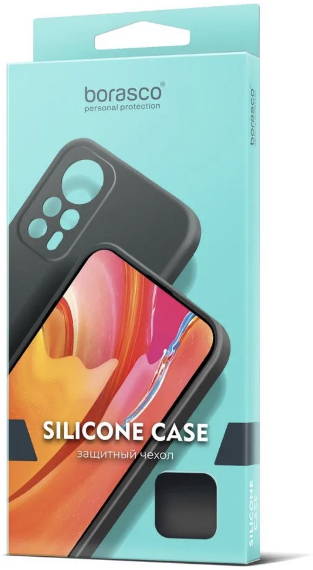 Чехол BoraSCO для Xiaomi Redmi Note 12 черный купить,900