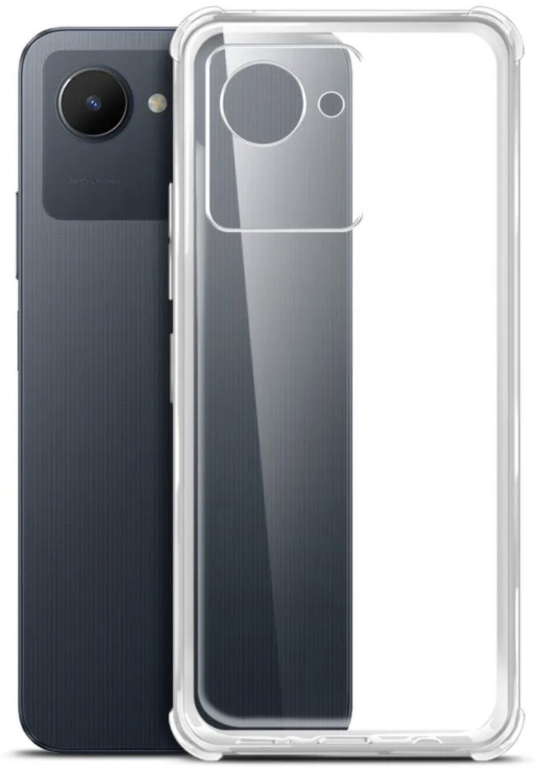 Чехол BoraSCO для Realme C30, C30s прозрачный купить,770