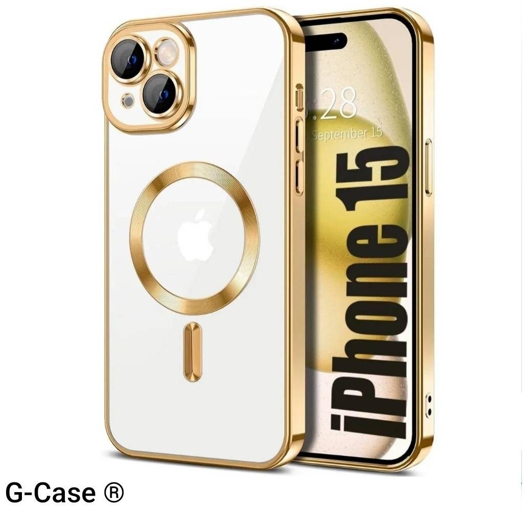 Чехол G-Case для Apple iPhone 15 золотистый купить,887