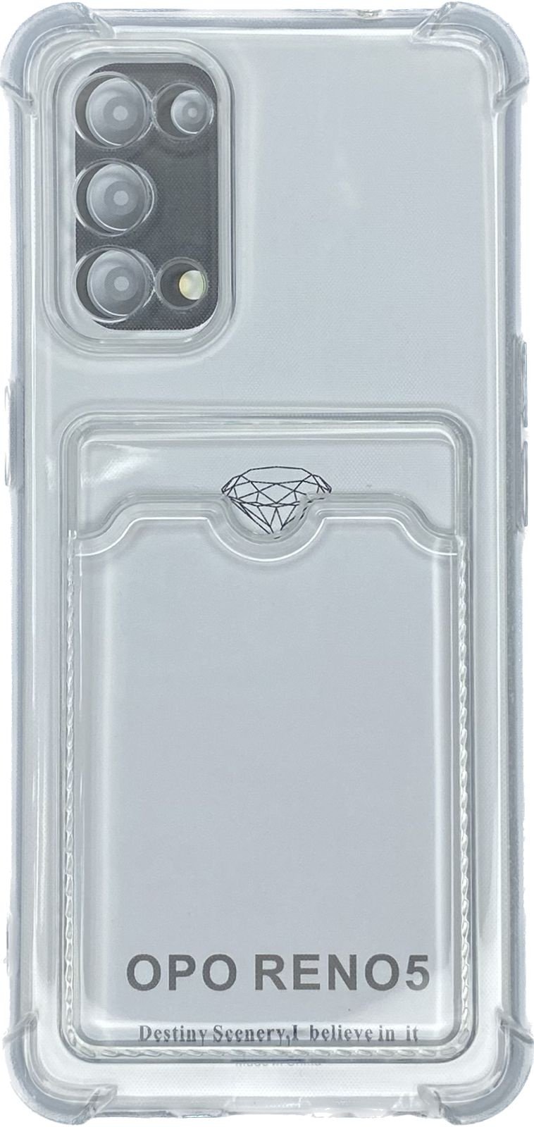 Чехол G-Case для OPPO Reno5 прозрачный купить,576
