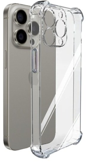 Чехол CaseGuru для Apple iPhone 15 Pro прозрачный купить,582