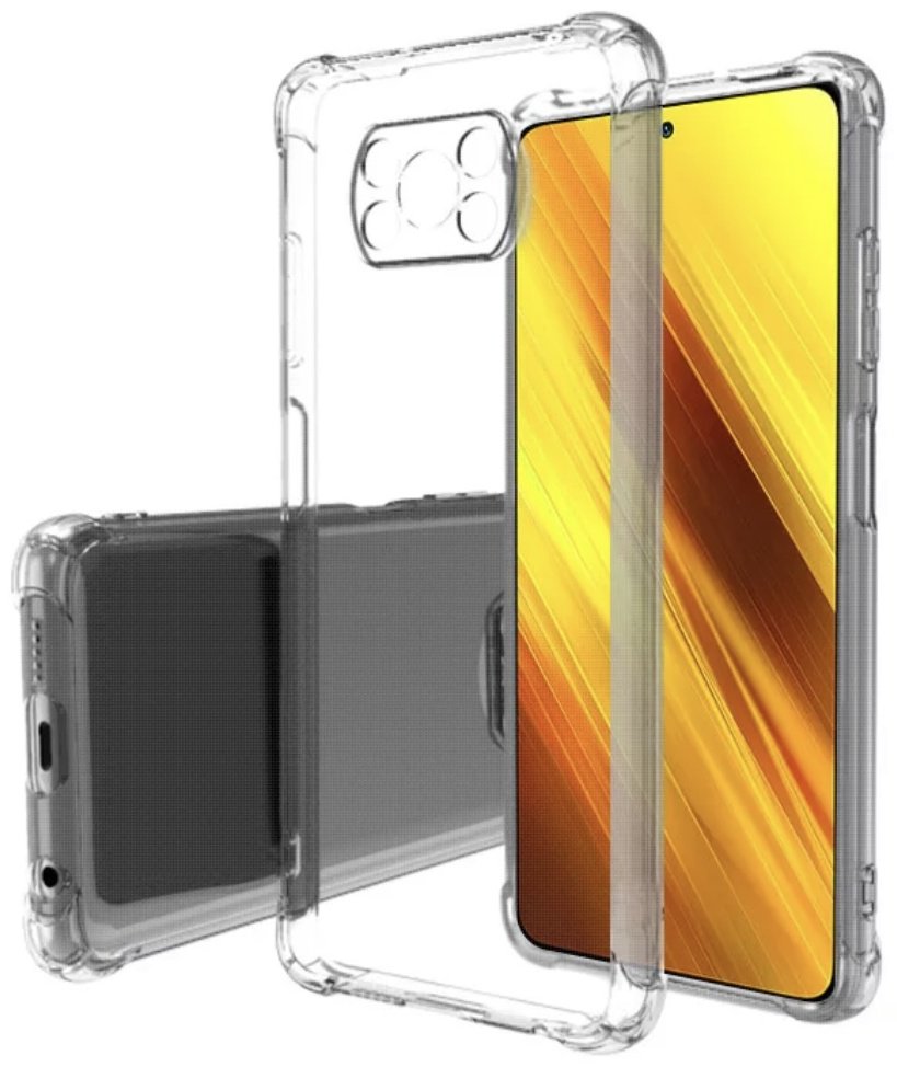 Чехол G-Case для Xiaomi X3 Pro прозрачный купить,498