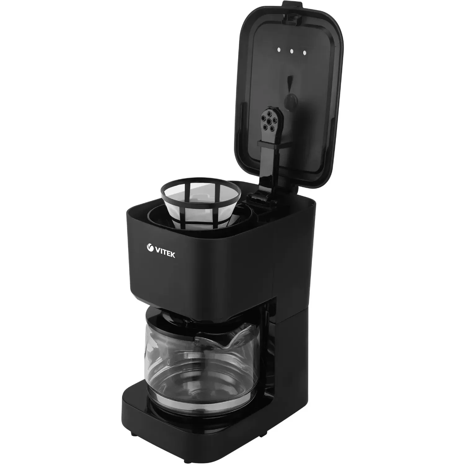 Кофеварка Vitek VT-8386 чёрная купить,12990