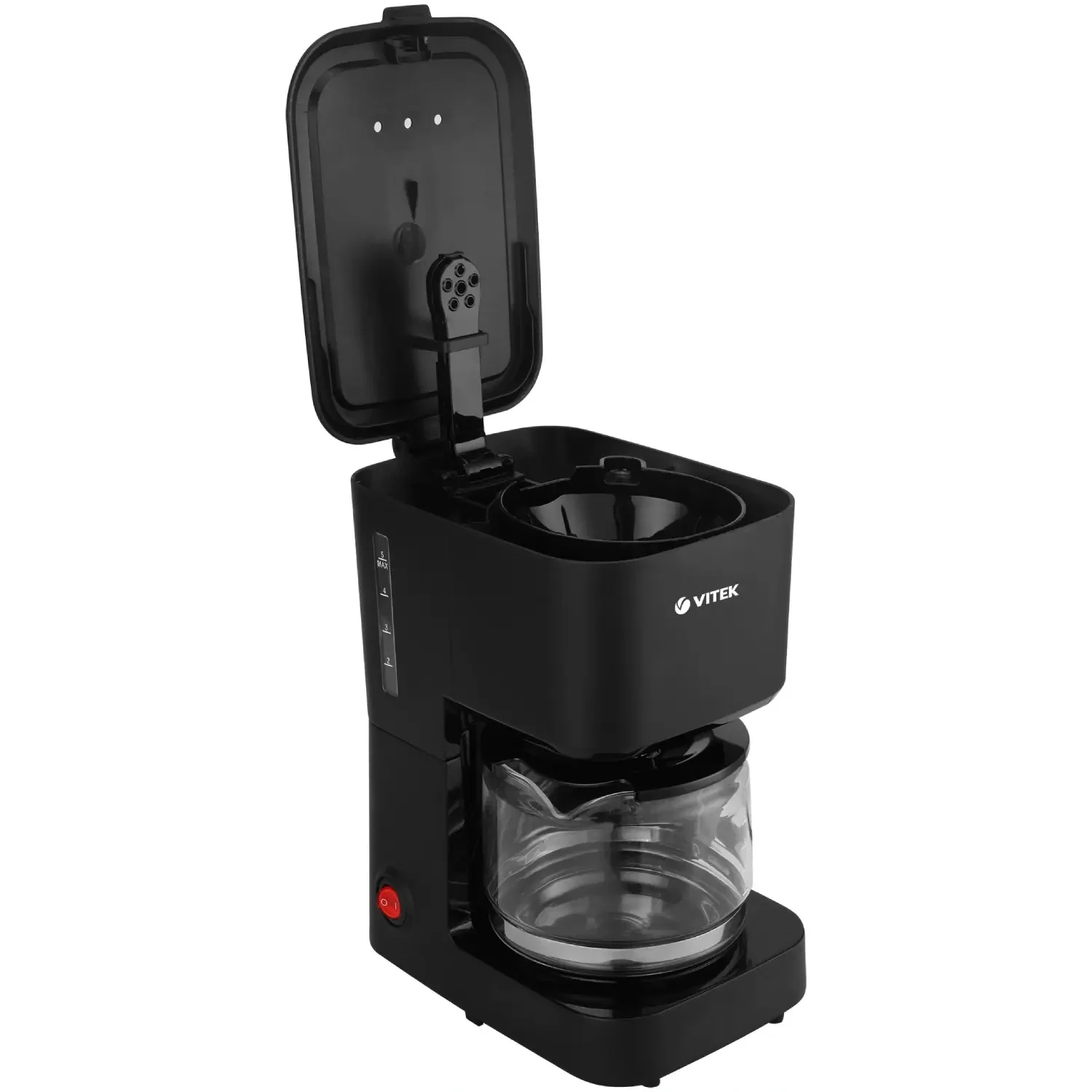 Кофеварка Vitek VT-8386 чёрная купить,12990