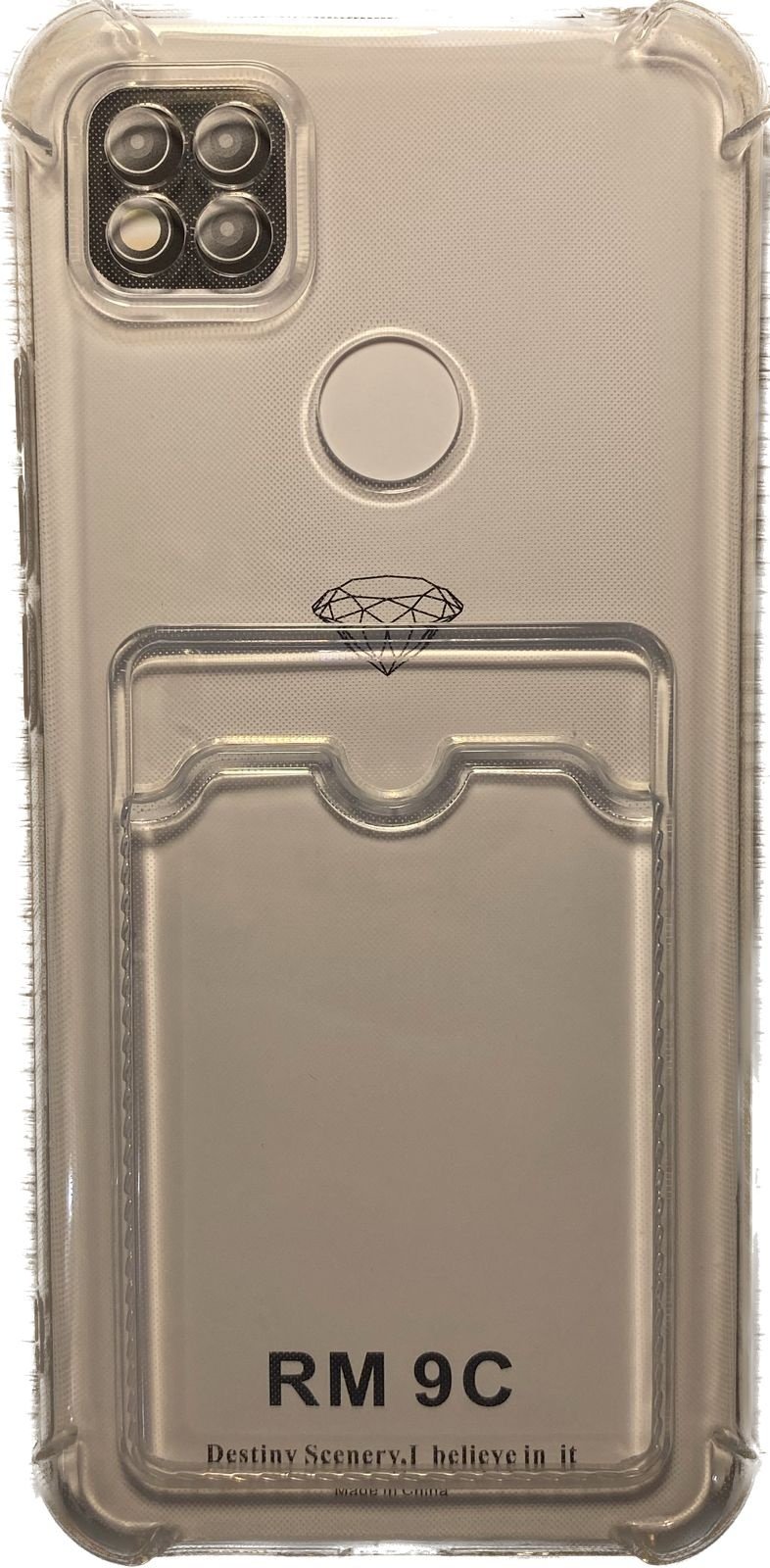 Чехол G-Case для Xiaomi Redmi 9c прозрачный купить,392
