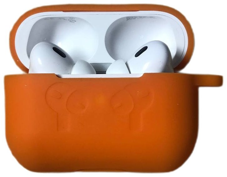 Чехол Case для Apple AirPods Pro, AirPods Pro 2 оранжевый