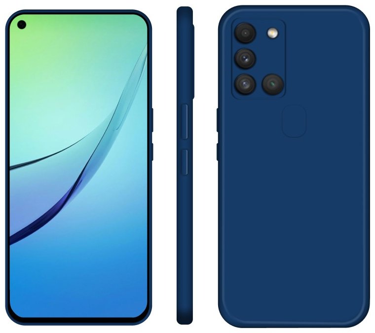 Чехол BAIKO для Samsung Galaxy A21s синий купить,900