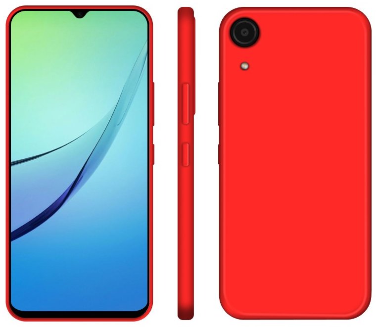Чехол BAIKO для Samsung Galaxy A03 core красный - ForteMarket Чехол BAIKO для Samsung Galaxy A03 core красный купить,857