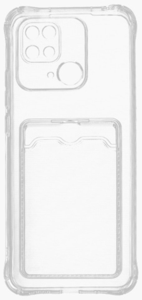 Чехол G-Case для Xiaomi Redmi 10C прозрачный купить,360