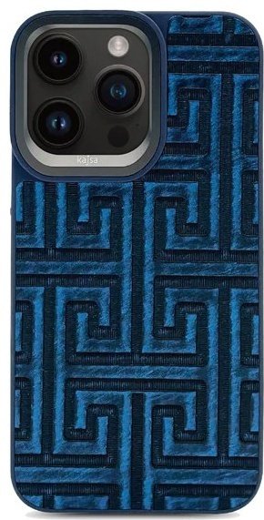 Чехол Kajsa для Apple iPhone 15 Pro синий