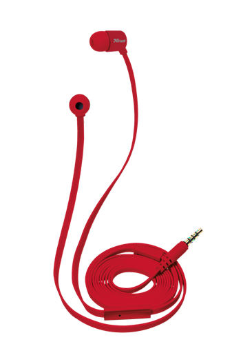 Наушники Trust Duga In-Ear красные