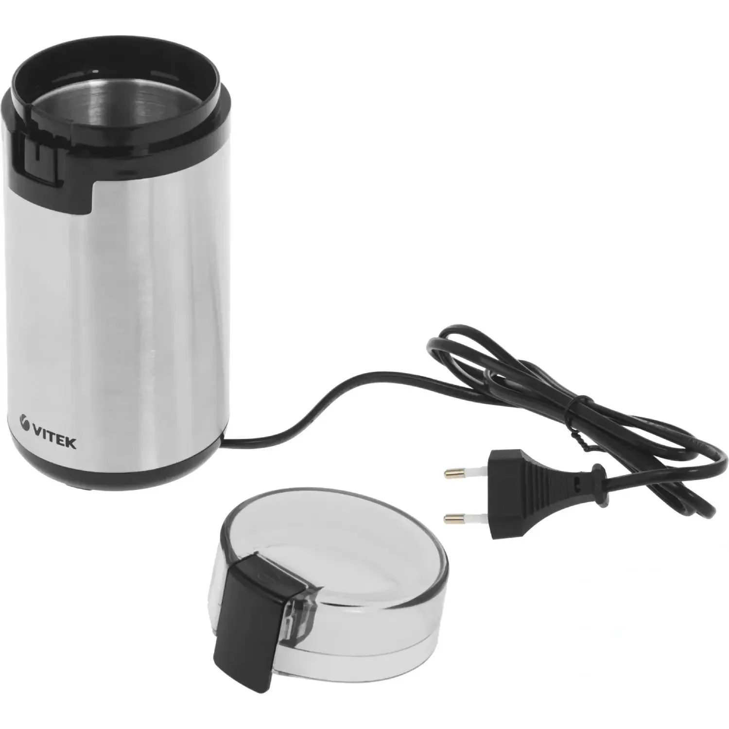 Кофемолка Vitek VT-8370 серебристая 