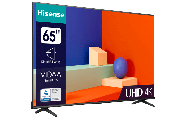 Телевизор Hisense 65A6K Smart 4K UHD 65" черный - ForteMarket Телевизор Hisense 65A6K Smart 4K UHD 65" черный купить,0