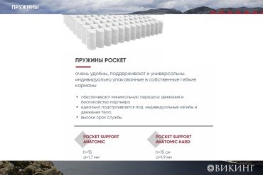 Матрас Askona Викинг Хемминг, 00038457, 120х200 см, чехол трикотаж купить,NaN