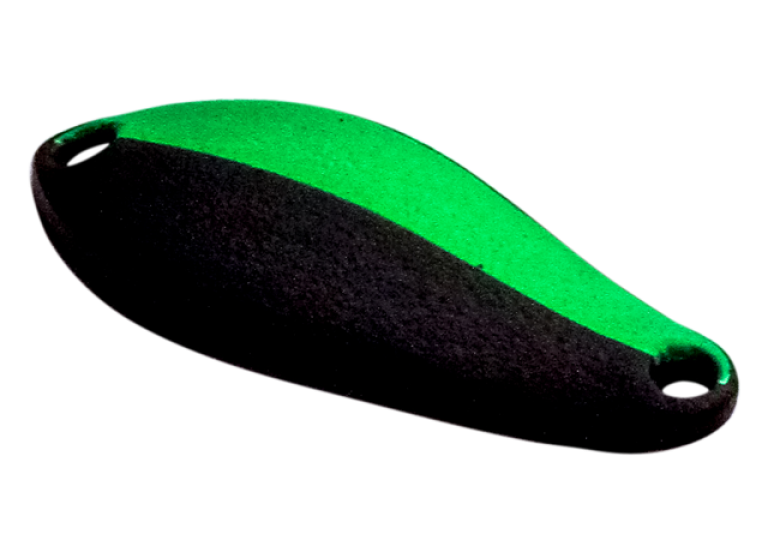 Колеблющаяся блесна SV-Lures Koketka 30мм черно-зеленая купить,NaN