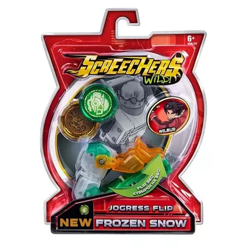 Детский комплект SCREECHERS Дикие Скричеры RU684202 Машинка-трансформер JOGRESS FLIP FROZEN SNOW
