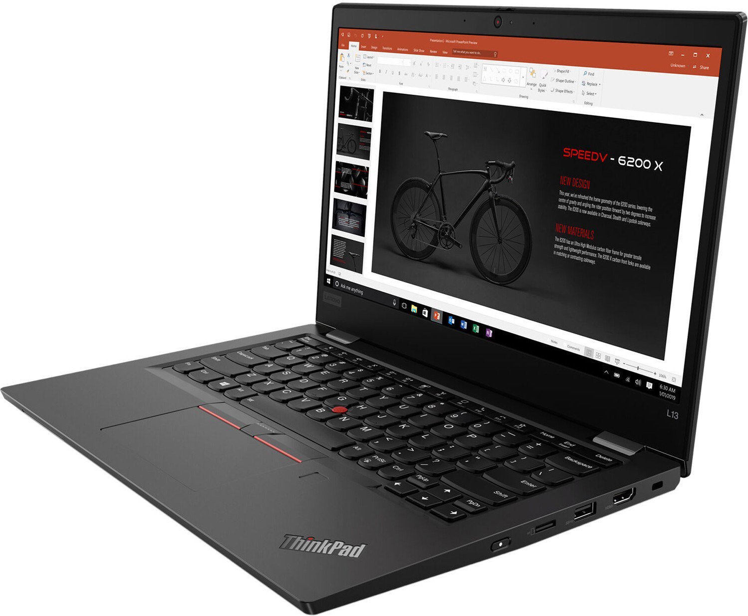 Ноутбук Lenovo ThinkPad L13 20VH0015RT Black