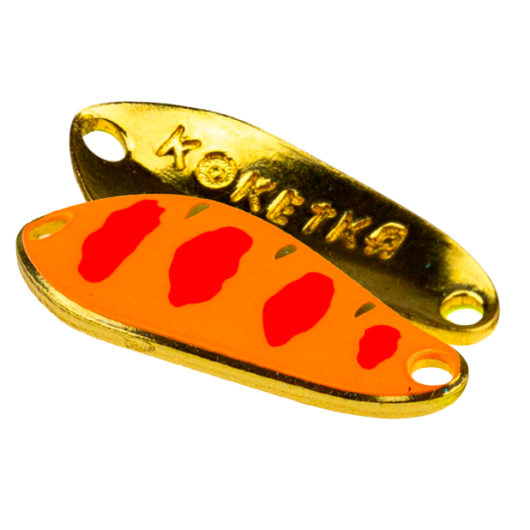 Колеблющаяся блесна SV-Lures Koketka 30мм красно-оранжевая купить,NaN