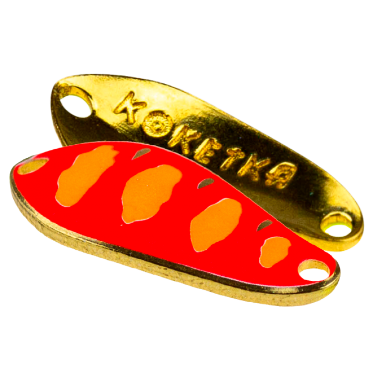Колеблющаяся блесна SV-Lures Koketka 30мм оранжево-красная купить,NaN