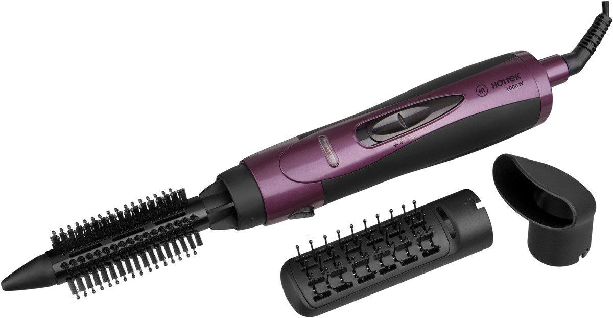 Фен-щетка Hottek HT-956-011 фиолетовая купить,NaN