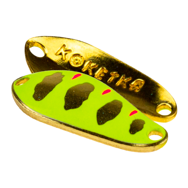Колеблющаяся блесна SV-Lures Koketka 30мм желтая купить,NaN