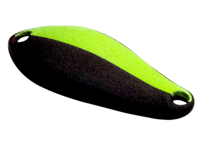 Колеблющаяся блесна SV-Lures Koketka 30мм черно-лаймовая купить,NaN