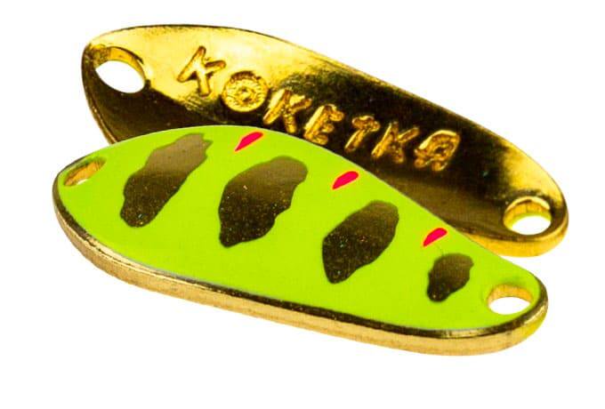 Колеблющаяся блесна SV-Lures Koketka 30мм желтая купить,NaN