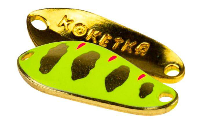 Колеблющаяся блесна SV-Lures Koketka 30мм желтая купить,NaN