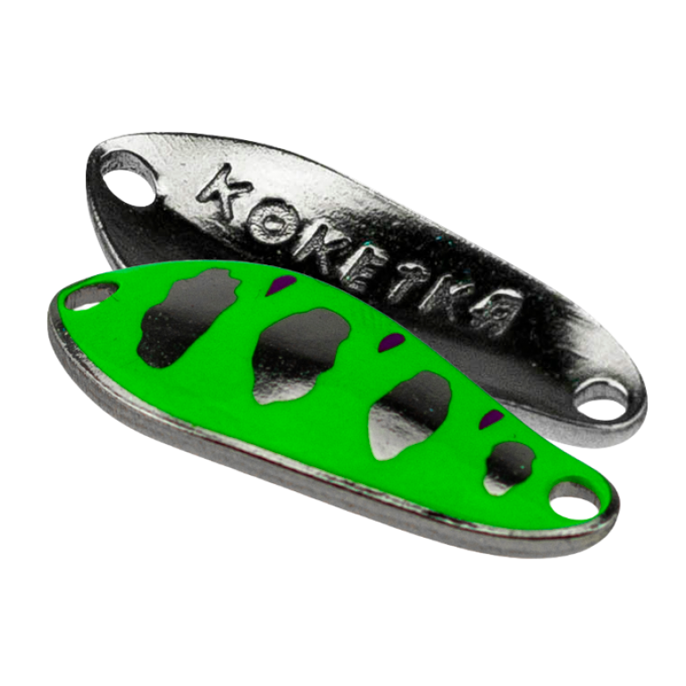 Колеблющаяся блесна SV-Lures Koketka 30мм зеленая купить,NaN