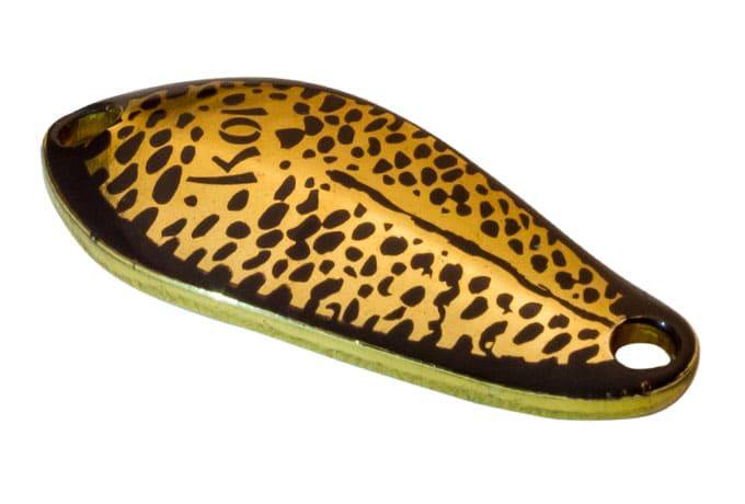 Колеблющаяся блесна SV-Lures Koketka 30мм желто-коричневая купить,NaN